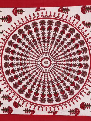 cotton double bed sheet with 2 pillow cover - 9706167 - Standard Image - 3