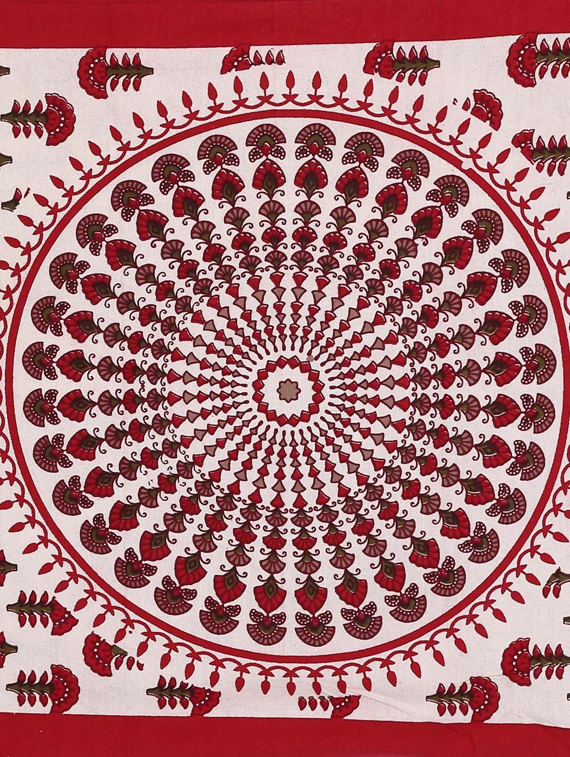 cotton double bed sheet with 2 pillow cover - 9706167 - Zoom Image - 3