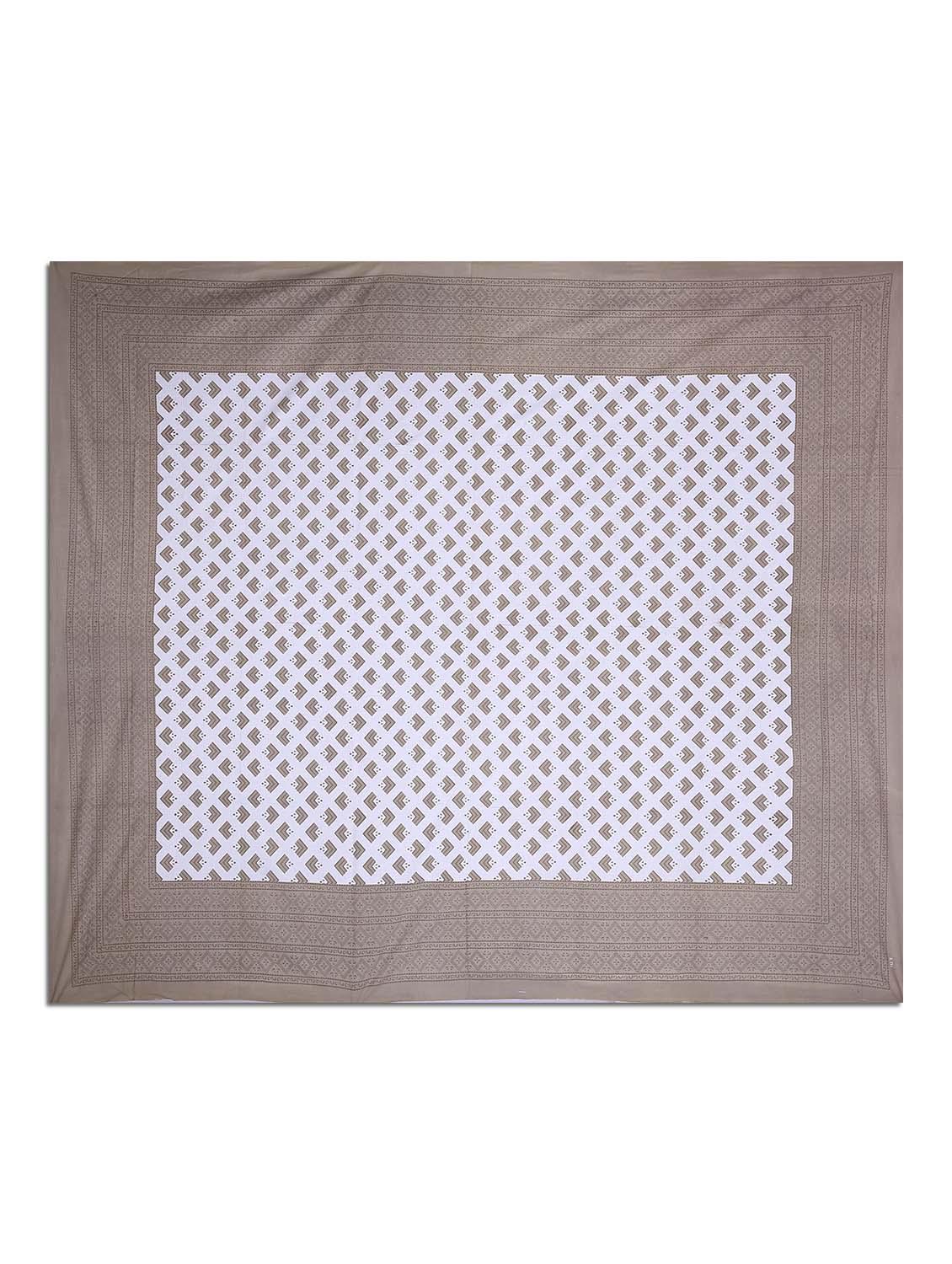 cotton double bed sheet with 2 pillow cover - 9706172 - Zoom Image - 2
