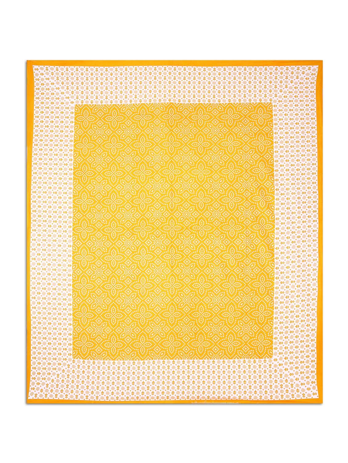 pure cotton jaipuri double bed sheet with 2 pillow cover - 9706242 - Zoom Image - 2