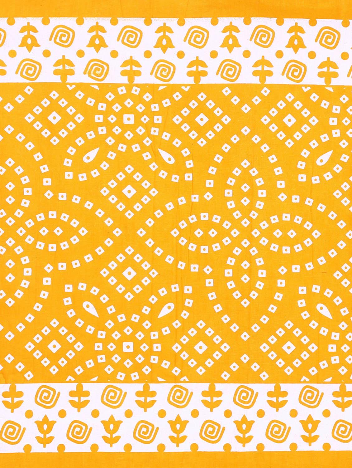 pure cotton jaipuri double bed sheet with 2 pillow cover - 9706242 - Zoom Image - 3