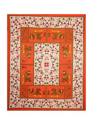 pure cotton jaipuri double bed sheet with 2 pillow cover - 9706328 - Standard Image - 2