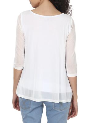 embroidered yoke gathering detail top - 9718018 - Standard Image - 3