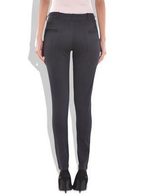 black slim fit formal trousers - 9718035 - Standard Image - 3