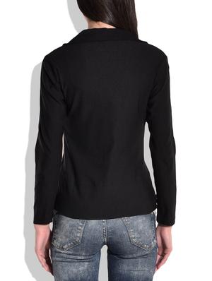 black single button casual blazer - 9718038 - Standard Image - 3