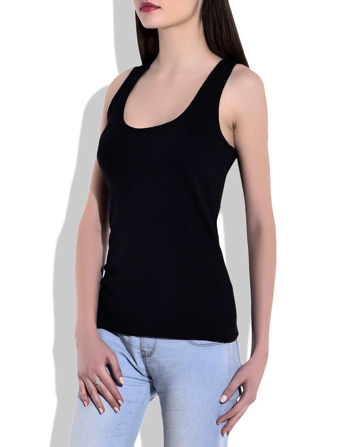 racer back solid camisole - 9721807 - Zoom Image - 2