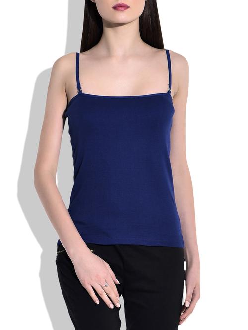 detachable strap solid camisole - 9721820 - Standard Image - 1