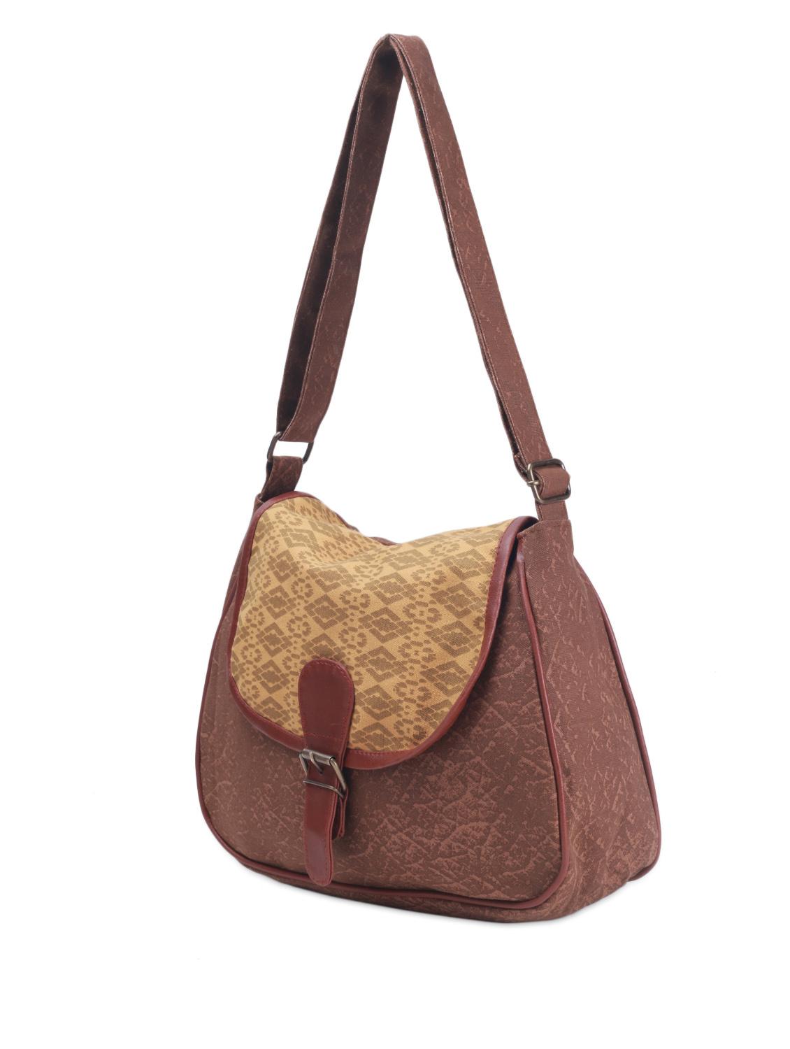 brown printed casual sling bag - 972268 - Zoom Image - 5