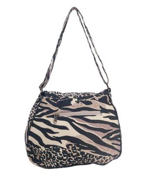 animal printed cotton sling bag - 972282 - Standard Image - 2