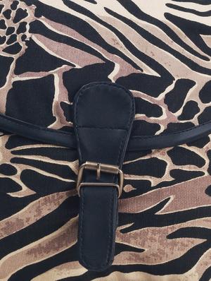 animal printed cotton sling bag - 972282 - Standard Image - 4