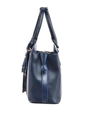 tassel detail dark blue handbag - 972360 - Standard Image - 5