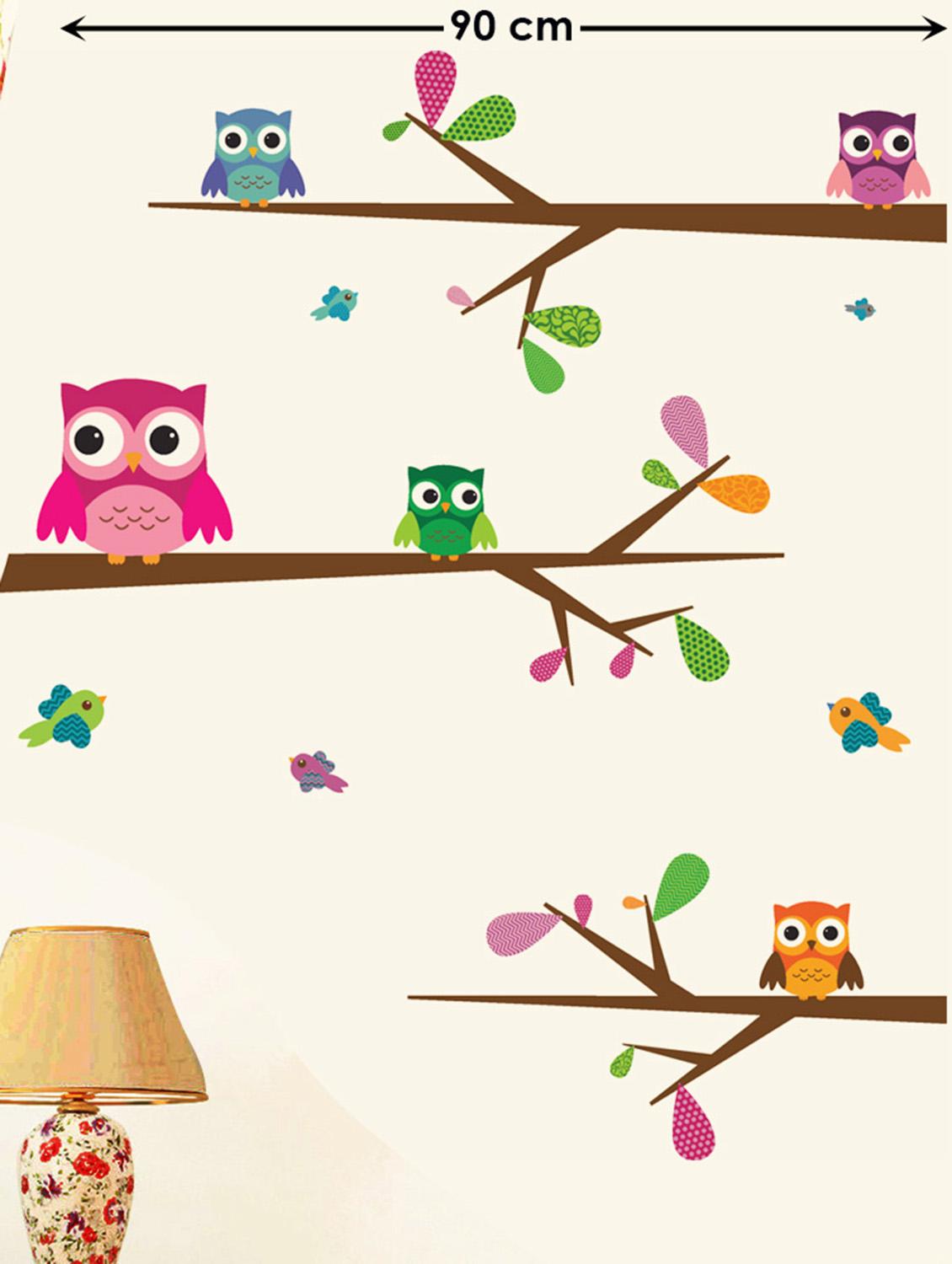 Wall Decals Kids Room Looking at You 5 Owls - 9725160 - Zoom Image - 1