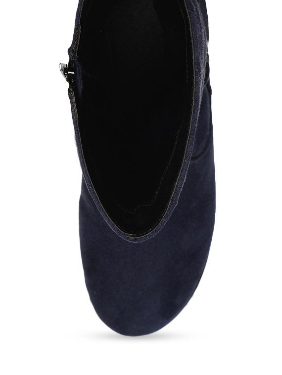 blue suede buckled boots - 9728216 - Zoom Image - 5