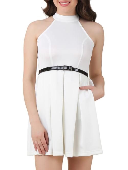 white belted dress - 9733357 -  Standard Image - 0