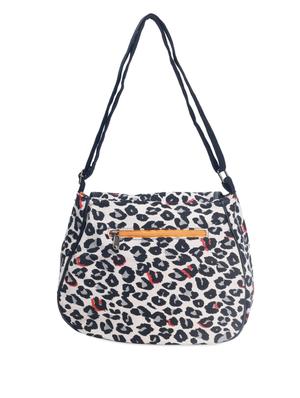 animal printed cotton sling bag - 975294 - Standard Image - 2