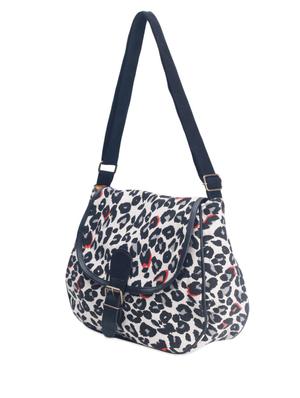 animal printed cotton sling bag - 975294 - Standard Image - 5