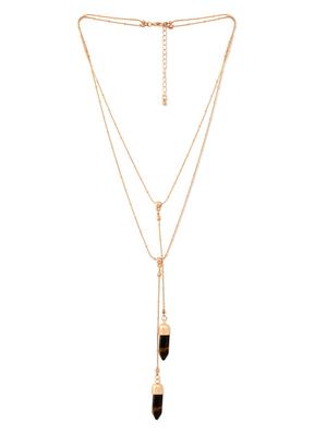 gold metal alloy necklace - 9758583 - Standard Image - 2