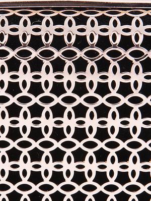 black metal & velvet cluch - 9768592 - Standard Image - 4