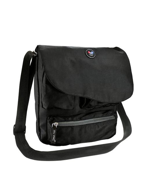 black color waterproof sling bag - 9769521 - Standard Image - 1