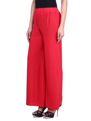 red chiffon palazzo - 9784793 - Standard Image - 2