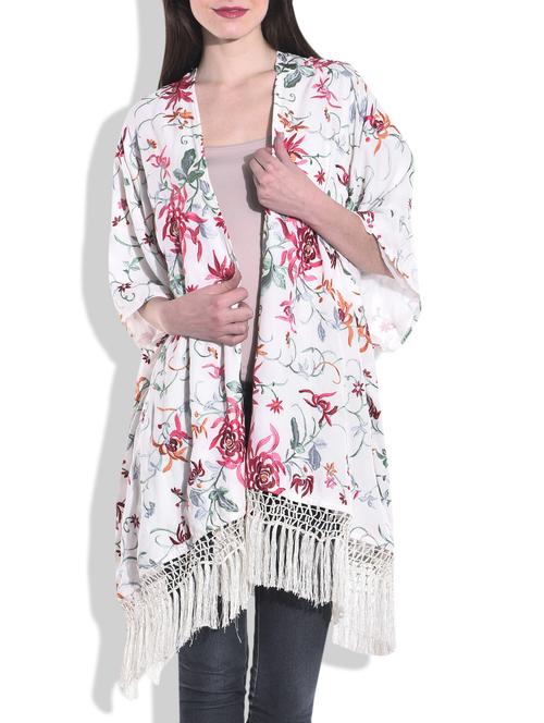 white polyester crepe capes - 9791777 - Very Small Image - 1