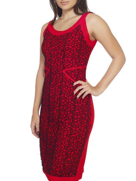 red a-line dress - 9792126 - Zoom Image - 2