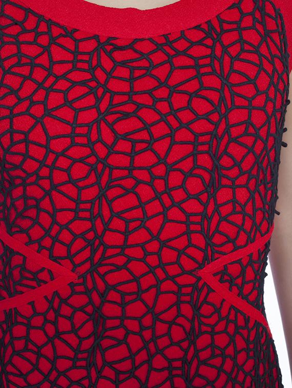 red a-line dress - 9792126 - Zoom Image - 4