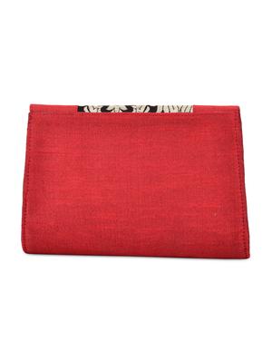 maroon brocade silk clutch - 9792262 - Standard Image - 6