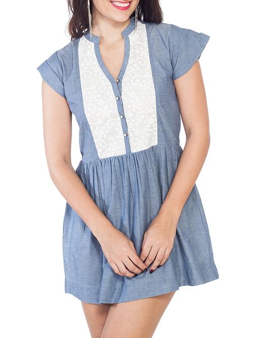 blue nylon dress - 9794898 - Standard Image - 1