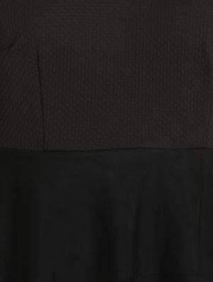 black lycra, net dress - 9794913 - Standard Image - 4