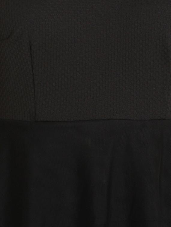 black lycra, net dress - 9794913 - Zoom Image - 4