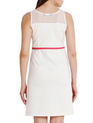white , crepe dress - 9794915 - Standard Image - 3