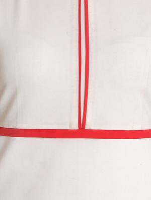 white , crepe dress - 9794915 - Standard Image - 4