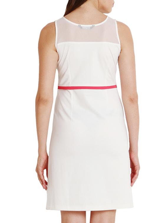 white , crepe dress - 9794915 - Zoom Image - 3