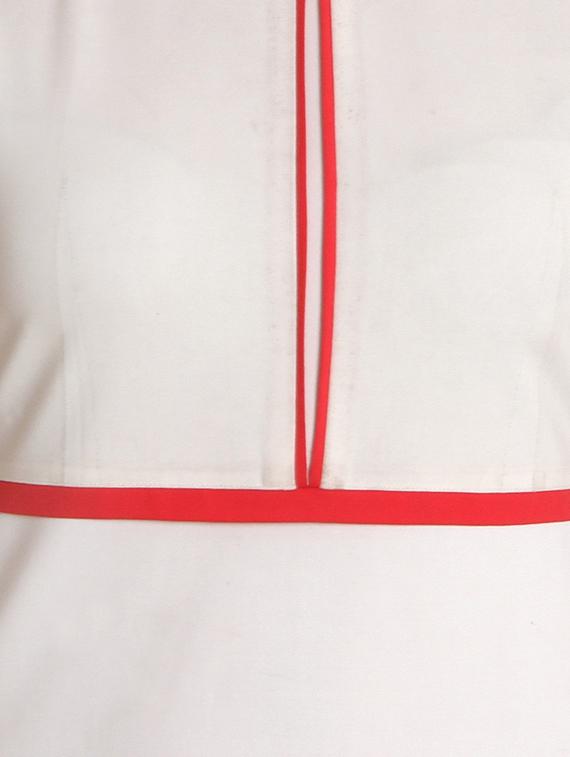 white , crepe dress - 9794915 - Zoom Image - 4