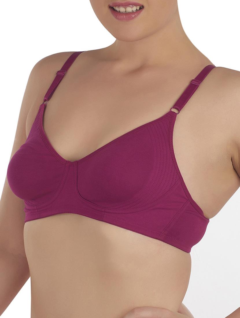 pink cotton bra - 9795079 - Zoom Image - 2