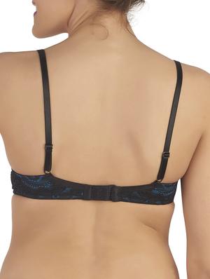 blue nylon spandex bra - 9795113 - Standard Image - 3