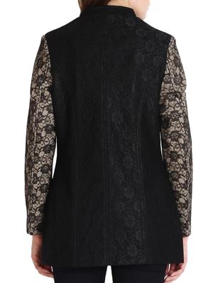 black cotton lace jacket - 9795128 - Standard Image - 3