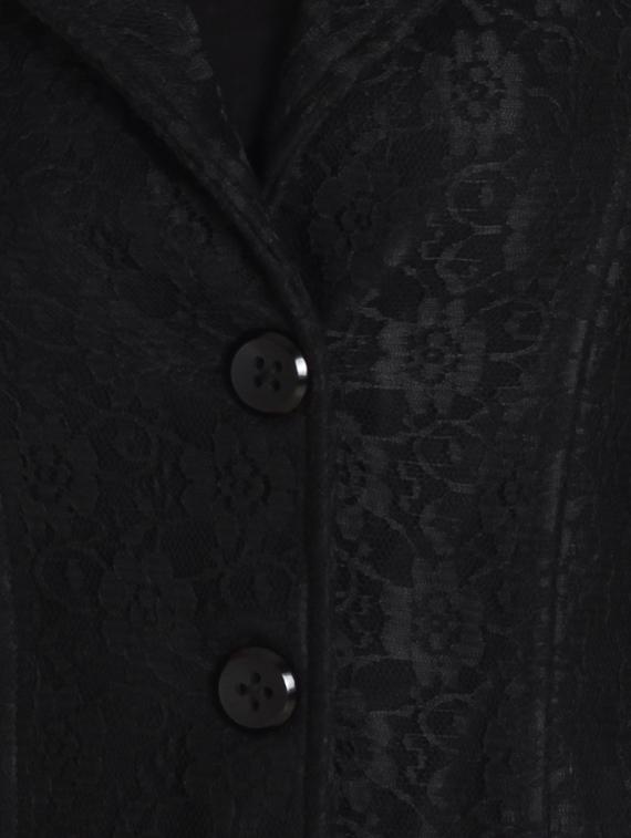 black cotton lace jacket - 9795128 - Zoom Image - 4