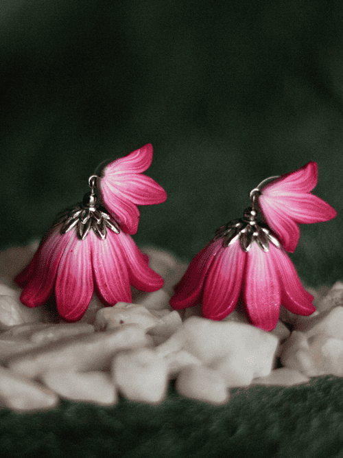 lotus trance jhumka - 9829793 - Very Small Image - 1