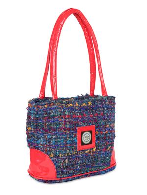 multi colored cotton handbag - 9840774 - Standard Image - 5