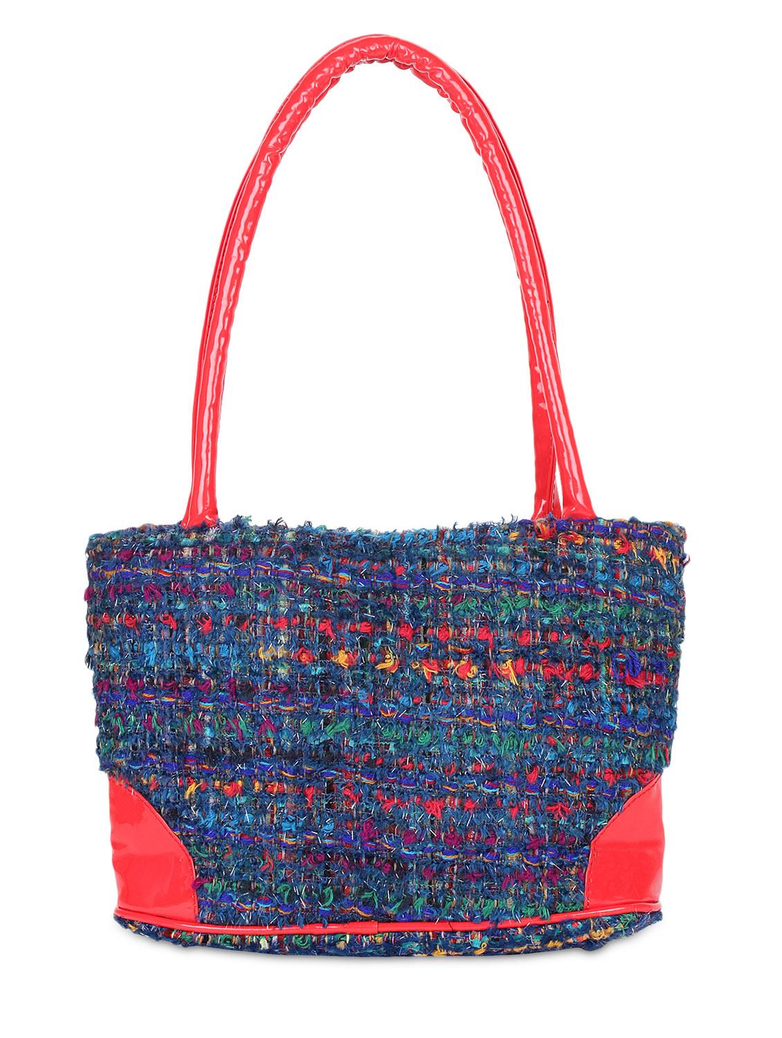 multi colored cotton handbag - 9840774 - Zoom Image - 2