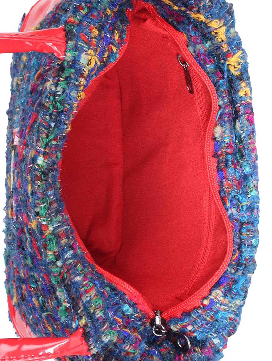multi colored cotton handbag - 9840774 - Zoom Image - 3