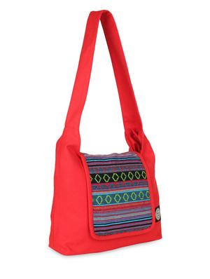 multi printed canvas sling bag - 9840818 - Standard Image - 5
