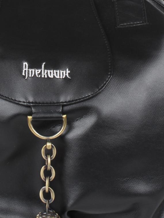 black leatherette hand bag - 9840822 - Zoom Image - 4