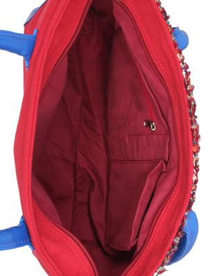 maroon cotton bag - 9840826 - Standard Image - 3