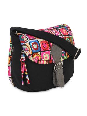 black printed cotton bag - 9840863 - Standard Image - 5