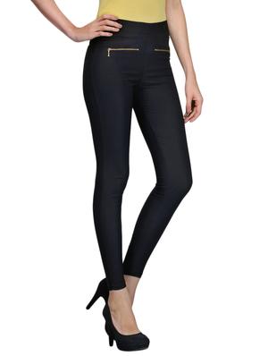 black jegging with zipper - 9841780 - Standard Image - 2