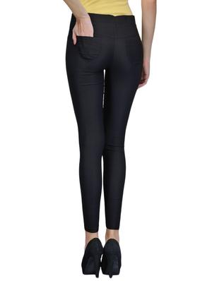 black jegging with zipper - 9841780 - Standard Image - 3