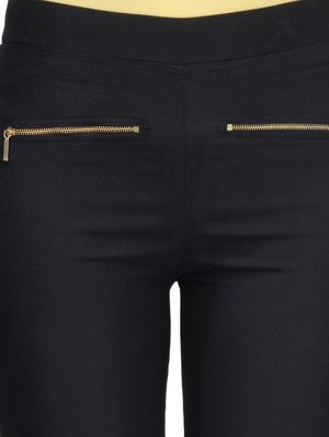 black jegging with zipper - 9841780 - Standard Image - 4